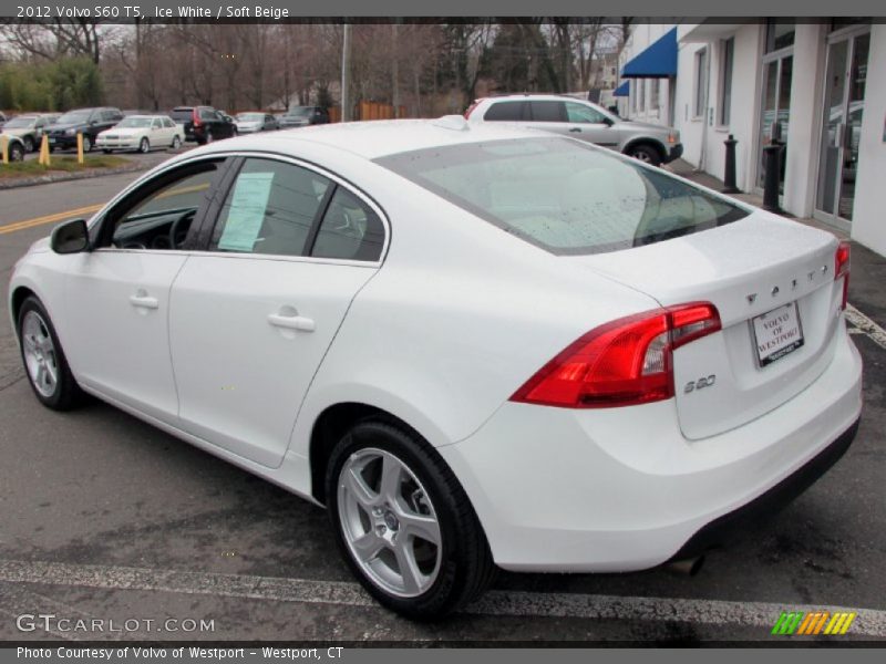Ice White / Soft Beige 2012 Volvo S60 T5