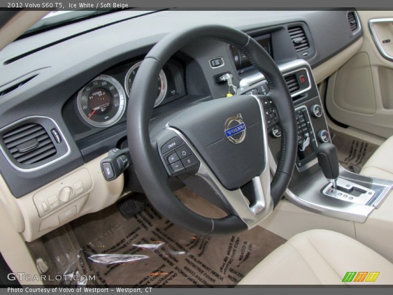 Ice White / Soft Beige 2012 Volvo S60 T5
