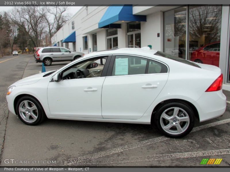 Ice White / Soft Beige 2012 Volvo S60 T5