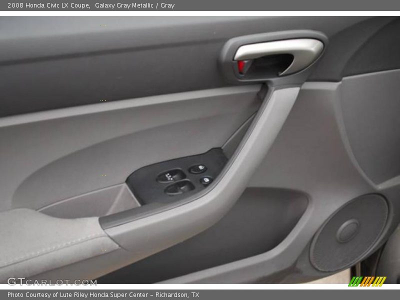 Galaxy Gray Metallic / Gray 2008 Honda Civic LX Coupe