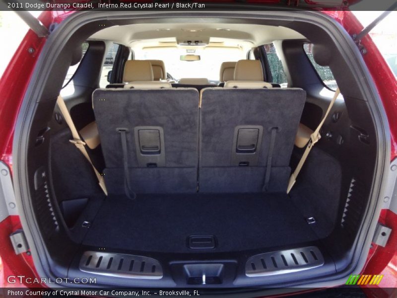 Inferno Red Crystal Pearl / Black/Tan 2011 Dodge Durango Citadel