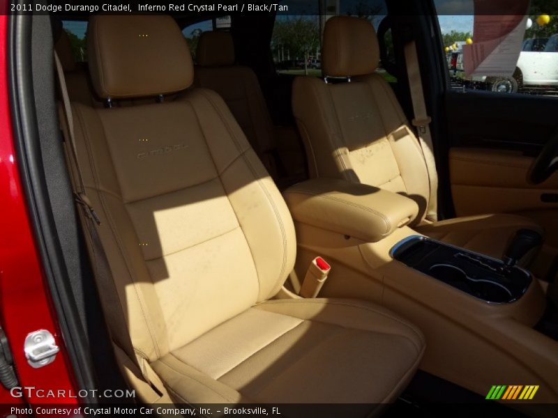 Inferno Red Crystal Pearl / Black/Tan 2011 Dodge Durango Citadel