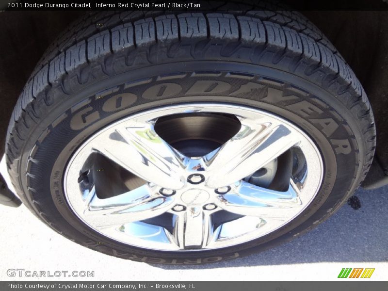 Inferno Red Crystal Pearl / Black/Tan 2011 Dodge Durango Citadel