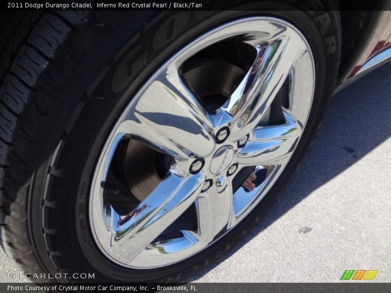 Inferno Red Crystal Pearl / Black/Tan 2011 Dodge Durango Citadel