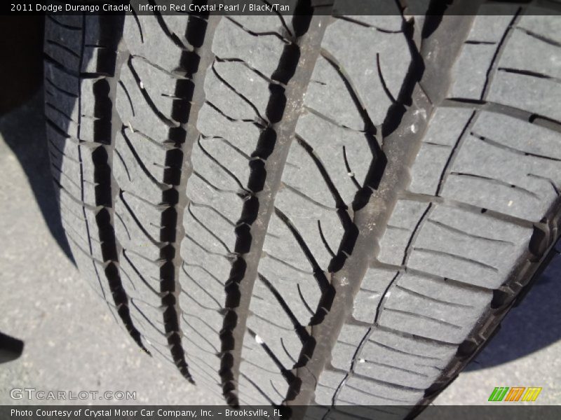 Inferno Red Crystal Pearl / Black/Tan 2011 Dodge Durango Citadel