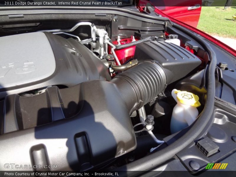 Inferno Red Crystal Pearl / Black/Tan 2011 Dodge Durango Citadel