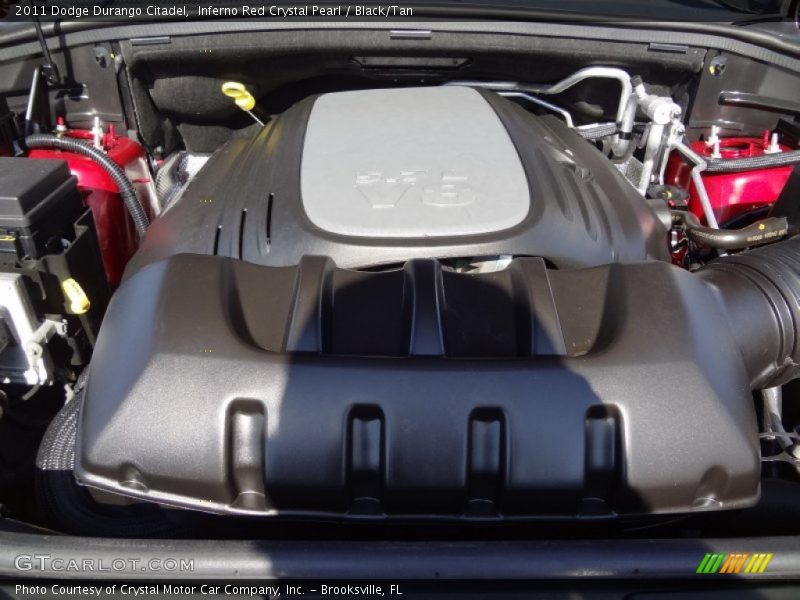 Inferno Red Crystal Pearl / Black/Tan 2011 Dodge Durango Citadel
