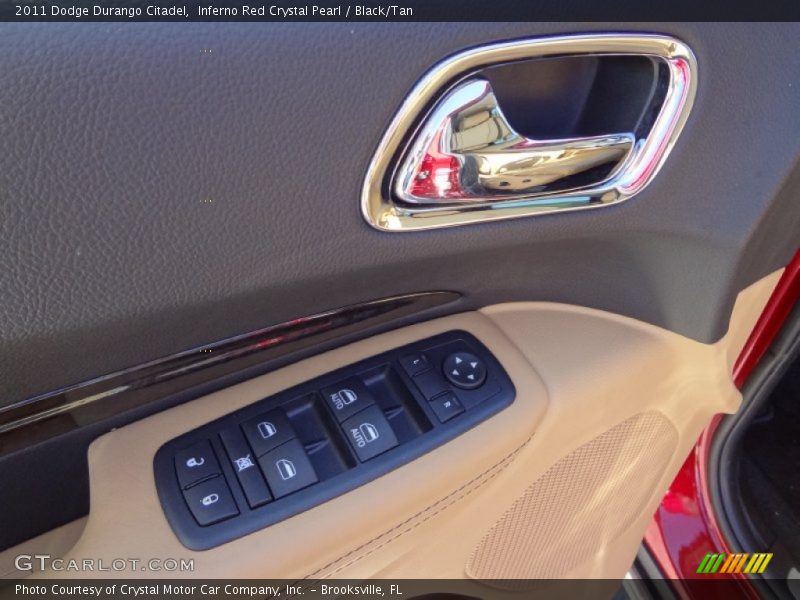 Inferno Red Crystal Pearl / Black/Tan 2011 Dodge Durango Citadel