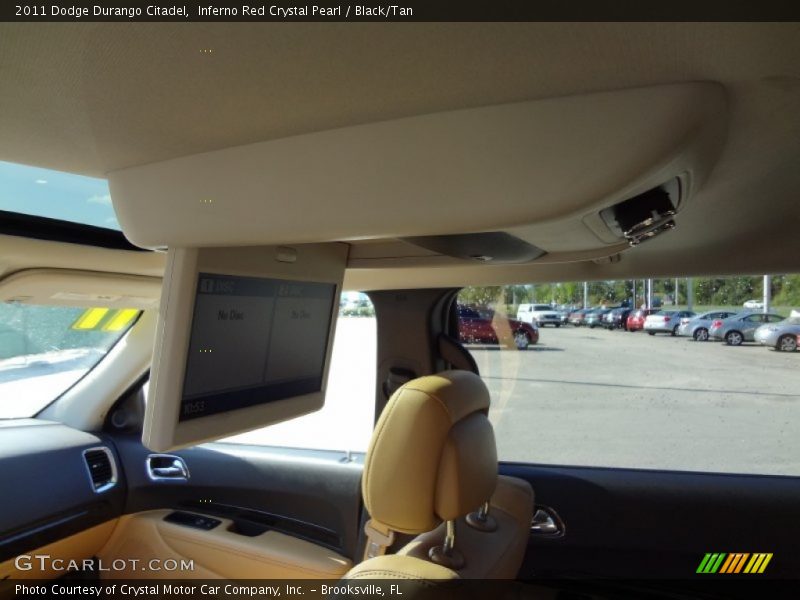 Inferno Red Crystal Pearl / Black/Tan 2011 Dodge Durango Citadel
