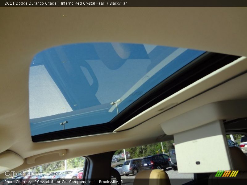 Inferno Red Crystal Pearl / Black/Tan 2011 Dodge Durango Citadel