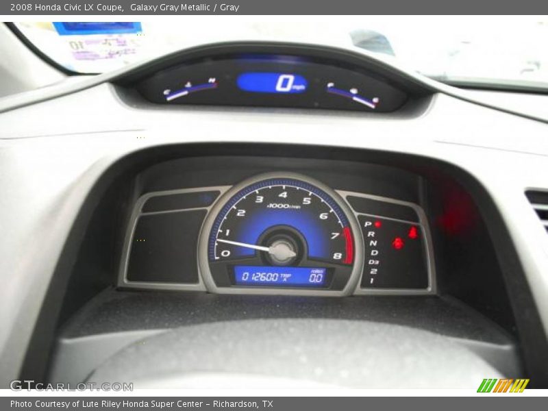 Galaxy Gray Metallic / Gray 2008 Honda Civic LX Coupe