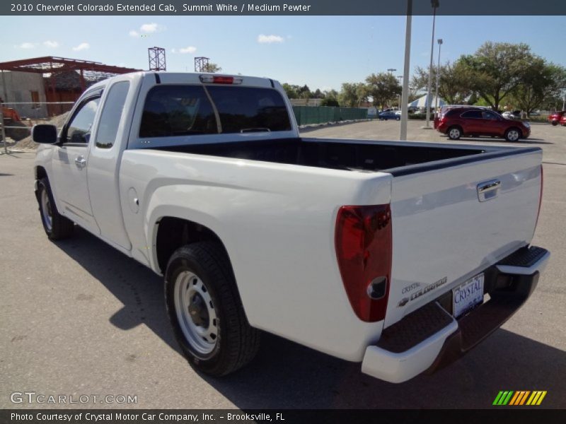 Summit White / Medium Pewter 2010 Chevrolet Colorado Extended Cab