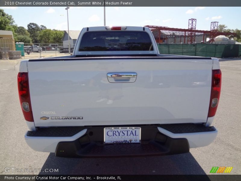 Summit White / Medium Pewter 2010 Chevrolet Colorado Extended Cab