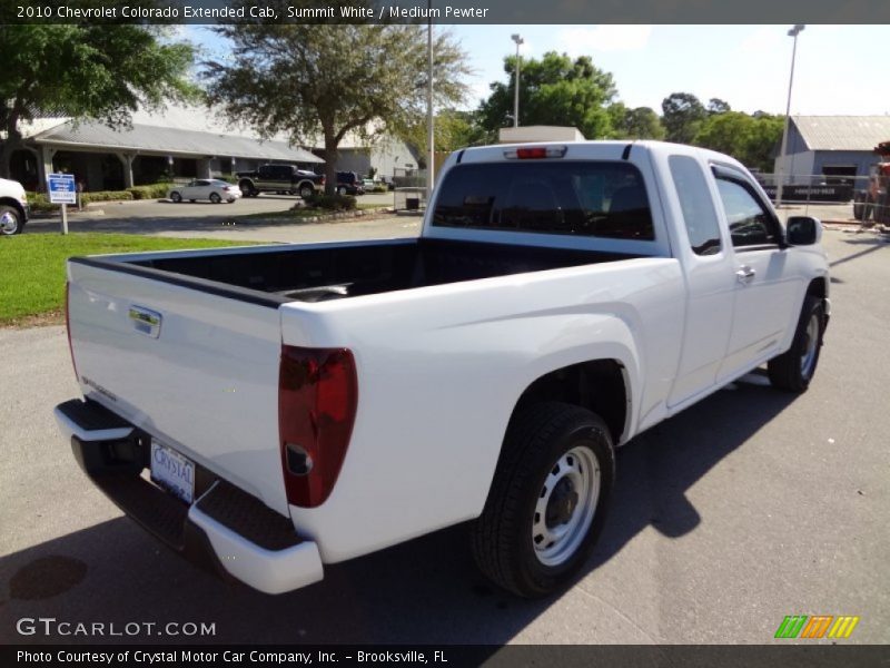 Summit White / Medium Pewter 2010 Chevrolet Colorado Extended Cab