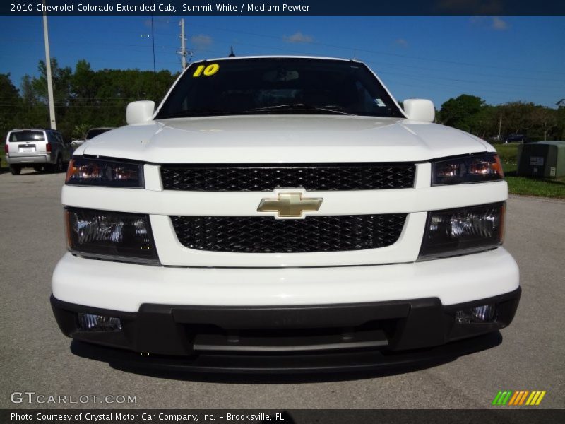 Summit White / Medium Pewter 2010 Chevrolet Colorado Extended Cab