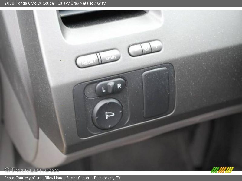 Galaxy Gray Metallic / Gray 2008 Honda Civic LX Coupe
