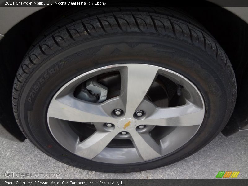Mocha Steel Metallic / Ebony 2011 Chevrolet Malibu LT