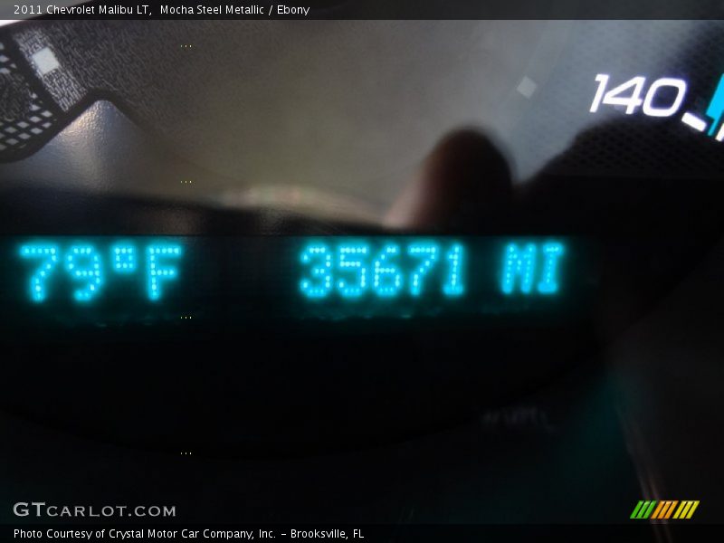 Mocha Steel Metallic / Ebony 2011 Chevrolet Malibu LT