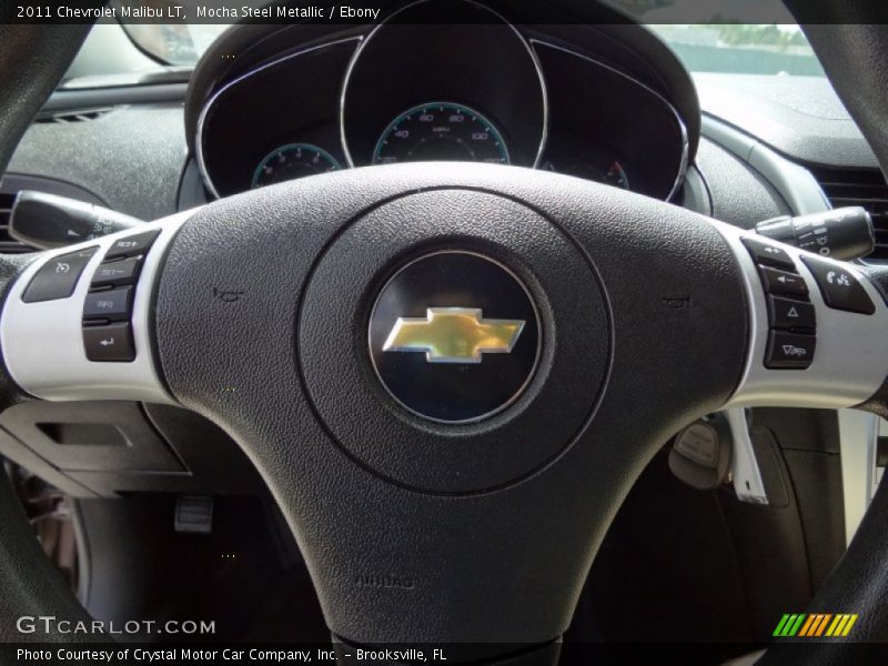 Mocha Steel Metallic / Ebony 2011 Chevrolet Malibu LT