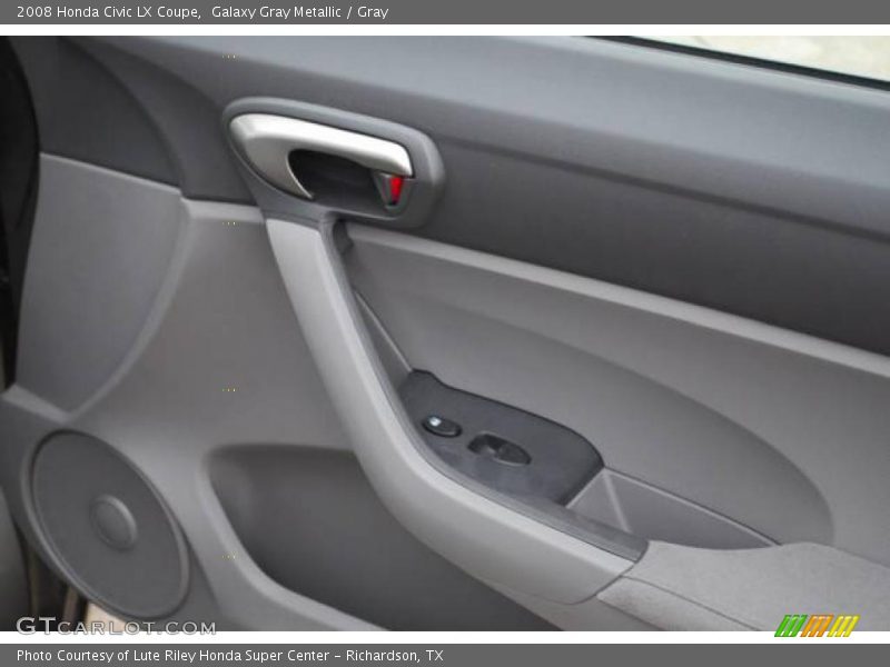 Galaxy Gray Metallic / Gray 2008 Honda Civic LX Coupe