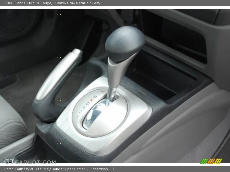 Galaxy Gray Metallic / Gray 2008 Honda Civic LX Coupe