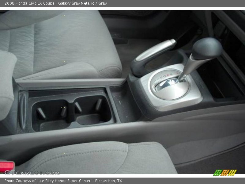 Galaxy Gray Metallic / Gray 2008 Honda Civic LX Coupe