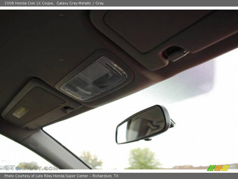 Galaxy Gray Metallic / Gray 2008 Honda Civic LX Coupe