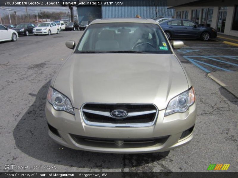 Harvest Gold Metallic / Warm Ivory 2008 Subaru Legacy 2.5i Sedan