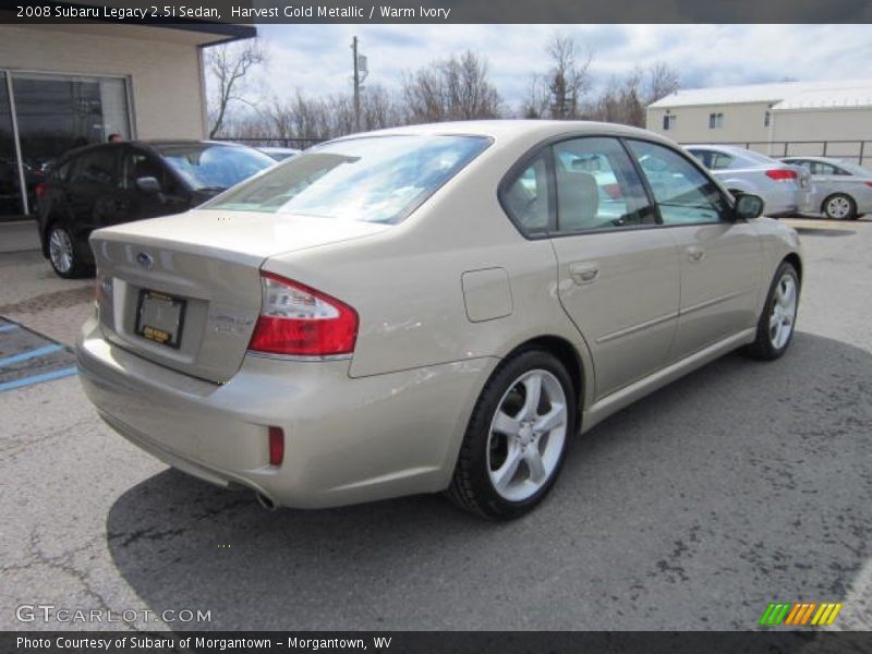 Harvest Gold Metallic / Warm Ivory 2008 Subaru Legacy 2.5i Sedan
