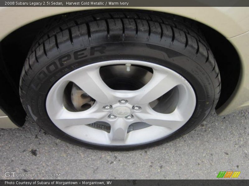 Harvest Gold Metallic / Warm Ivory 2008 Subaru Legacy 2.5i Sedan