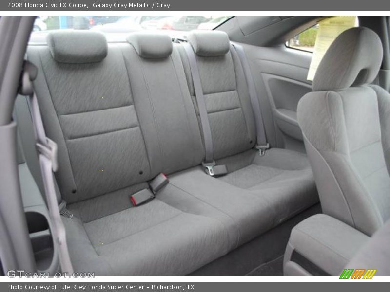 Galaxy Gray Metallic / Gray 2008 Honda Civic LX Coupe