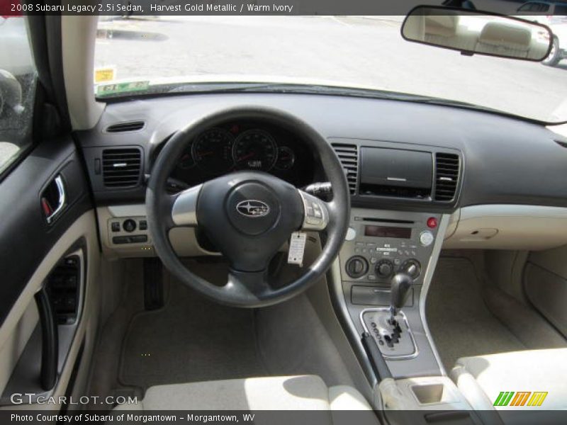 Harvest Gold Metallic / Warm Ivory 2008 Subaru Legacy 2.5i Sedan