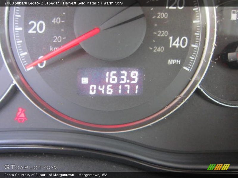 Harvest Gold Metallic / Warm Ivory 2008 Subaru Legacy 2.5i Sedan