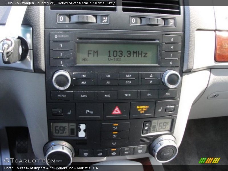 Controls of 2005 Touareg V6
