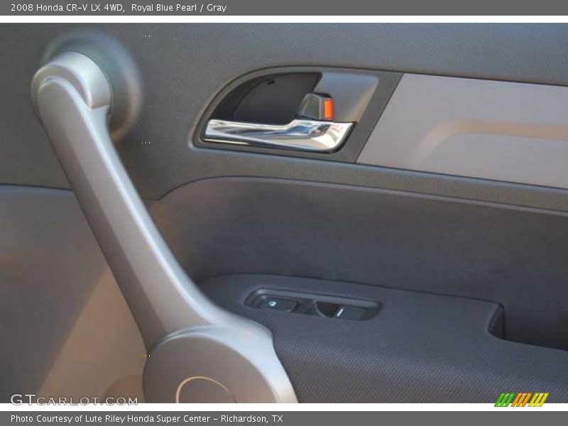 Royal Blue Pearl / Gray 2008 Honda CR-V LX 4WD