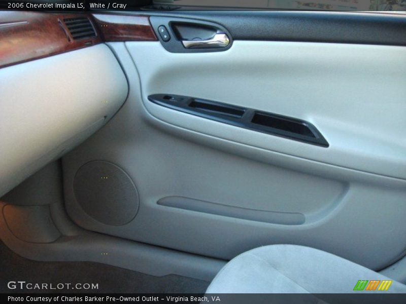 White / Gray 2006 Chevrolet Impala LS