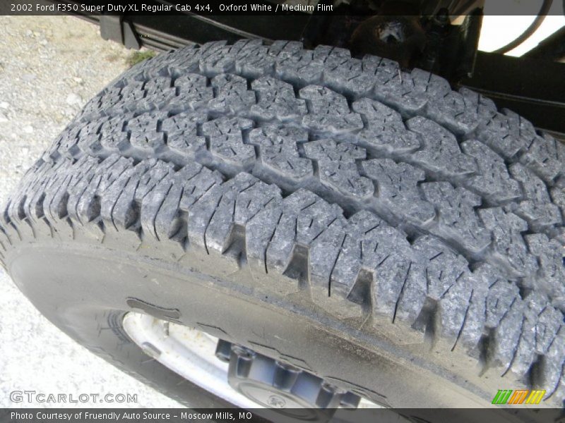 Oxford White / Medium Flint 2002 Ford F350 Super Duty XL Regular Cab 4x4