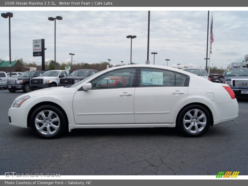  2008 Maxima 3.5 SL Winter Frost Pearl