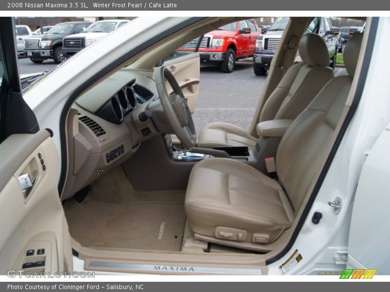  2008 Maxima 3.5 SL Cafe Latte Interior