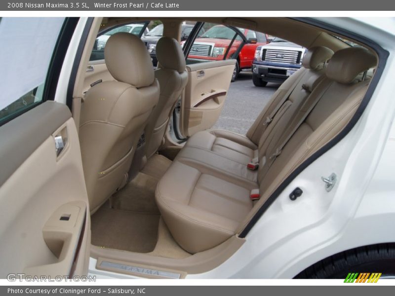  2008 Maxima 3.5 SL Cafe Latte Interior