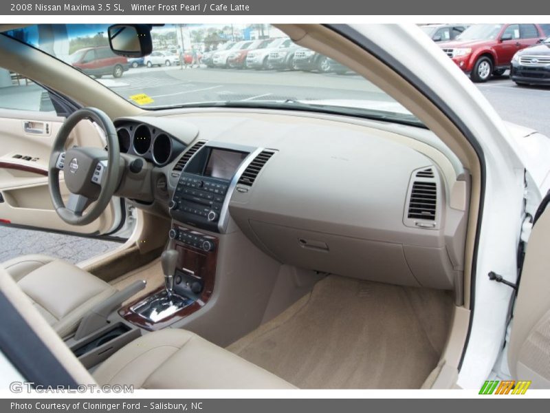 Dashboard of 2008 Maxima 3.5 SL