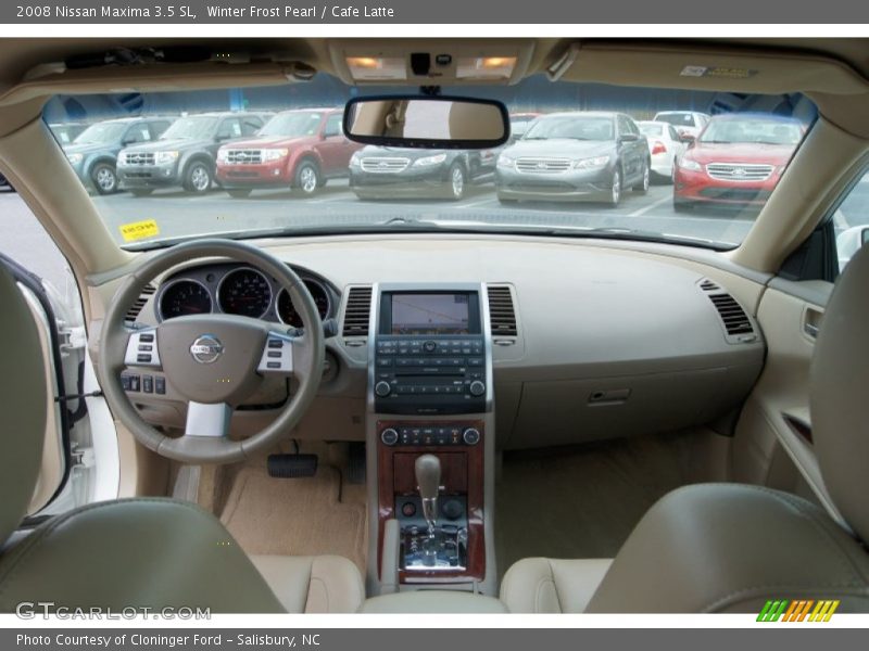 Dashboard of 2008 Maxima 3.5 SL
