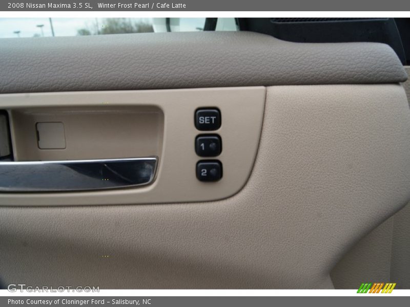 Winter Frost Pearl / Cafe Latte 2008 Nissan Maxima 3.5 SL