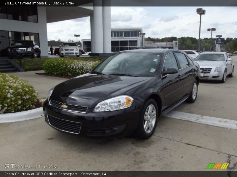 Black / Gray 2011 Chevrolet Impala LT