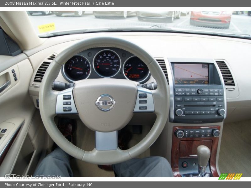 Dashboard of 2008 Maxima 3.5 SL