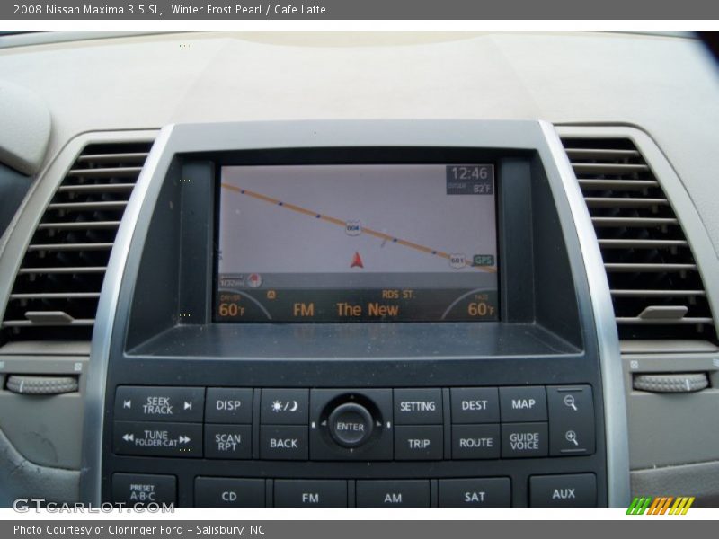 Navigation of 2008 Maxima 3.5 SL