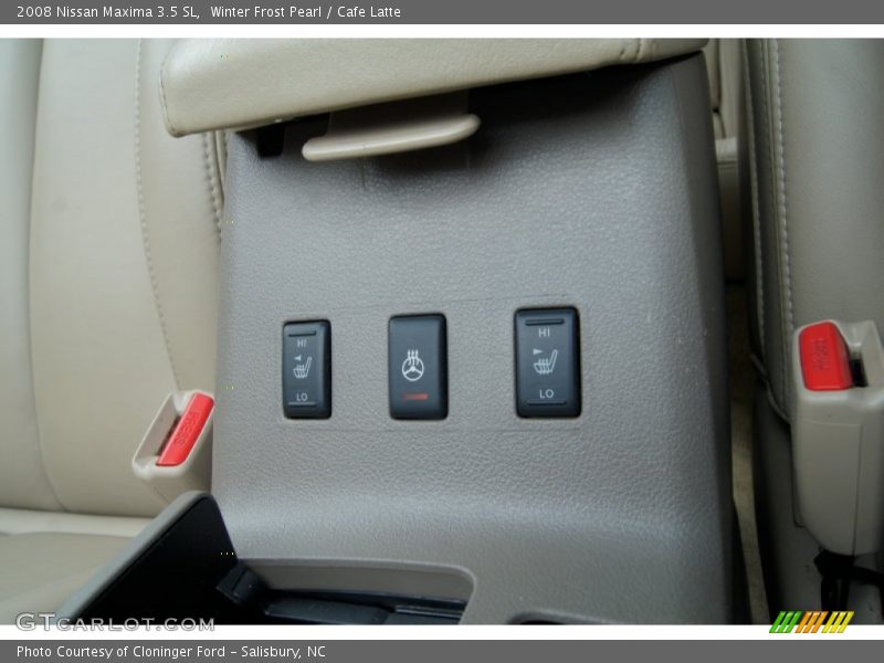 Winter Frost Pearl / Cafe Latte 2008 Nissan Maxima 3.5 SL