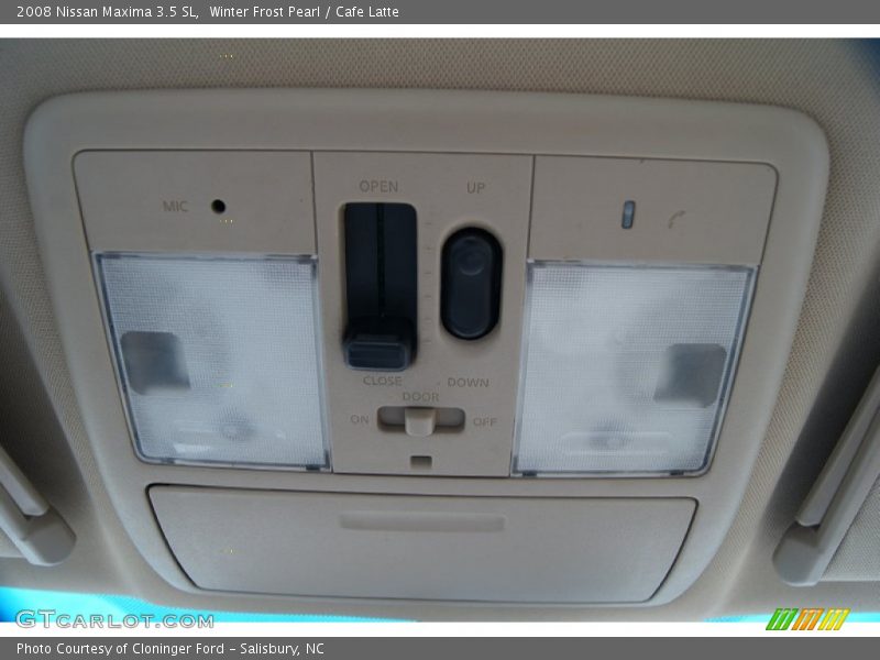 Winter Frost Pearl / Cafe Latte 2008 Nissan Maxima 3.5 SL