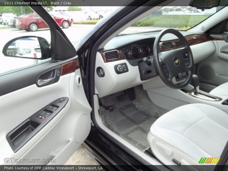 Black / Gray 2011 Chevrolet Impala LT