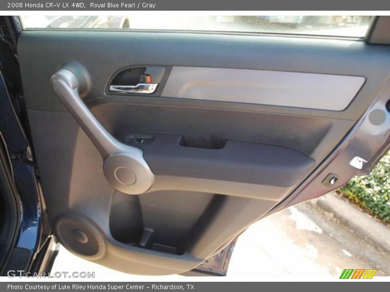 Royal Blue Pearl / Gray 2008 Honda CR-V LX 4WD